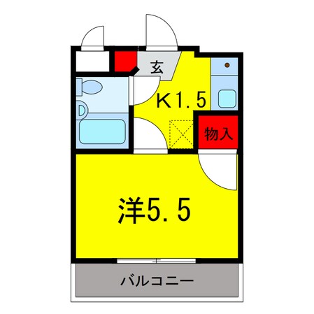 京成佐倉駅 徒歩9分 4階の物件間取画像